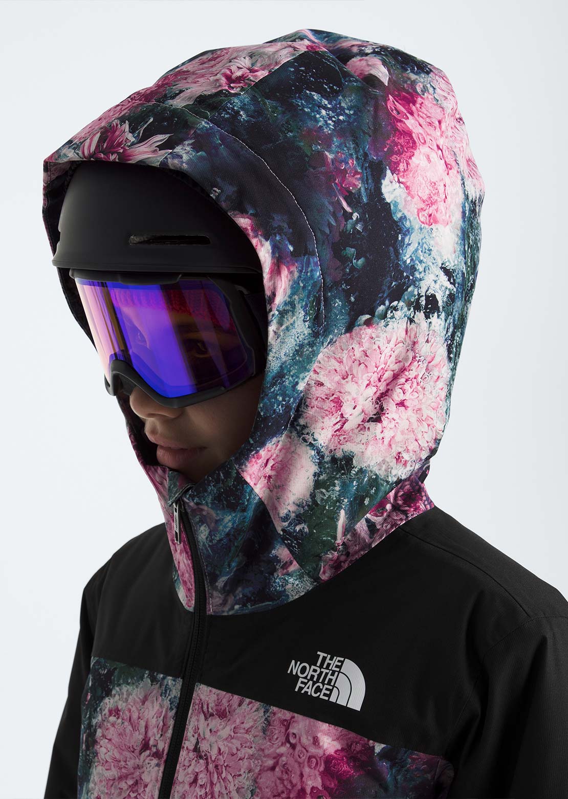 The North Face Junior Freedom Insulated Print Jacket Pale Blossom Frozen Floral Print