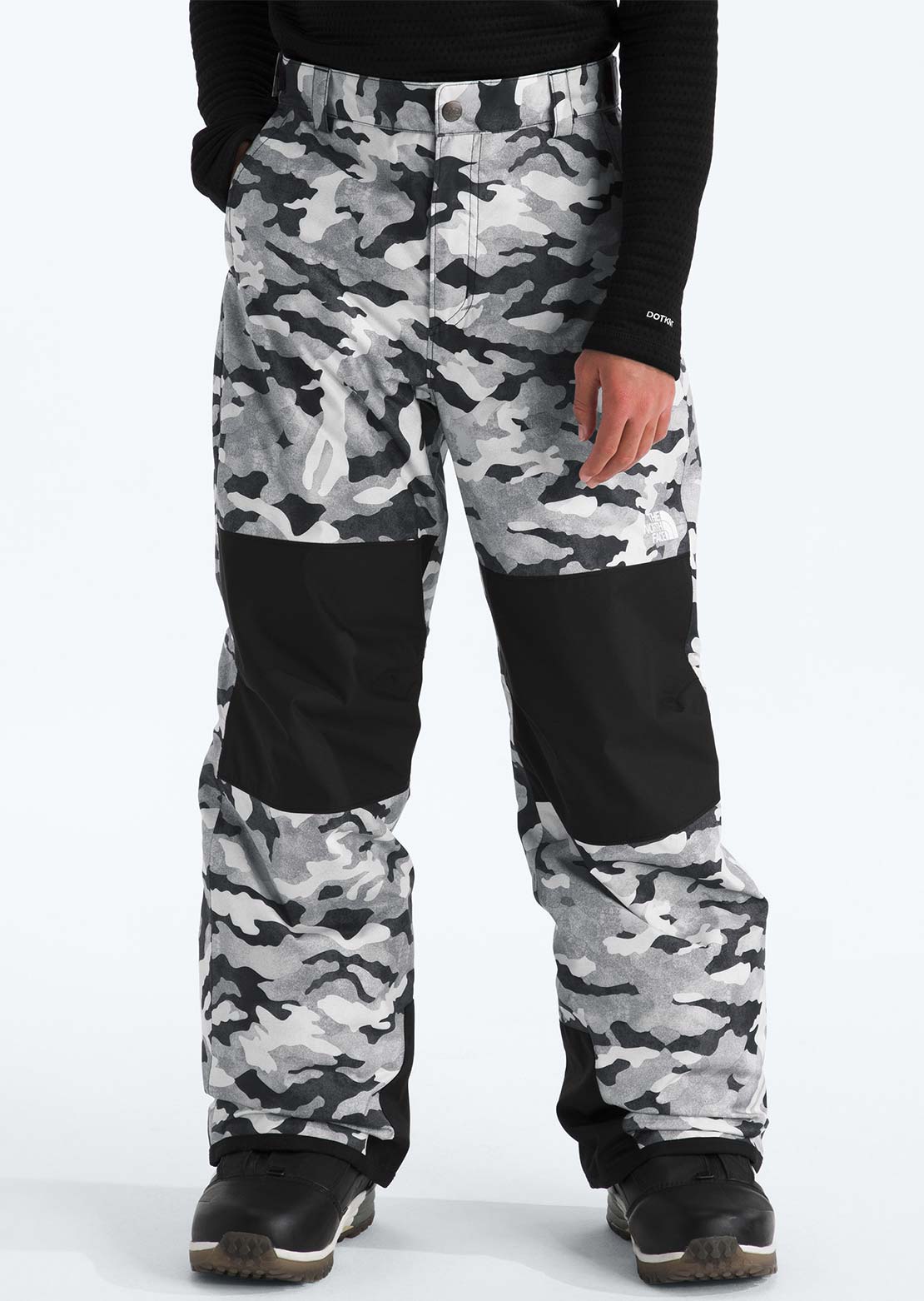 The North Face Junior Freedom Insulated Print Pants Smoked Pearl TNF Camo Small Print