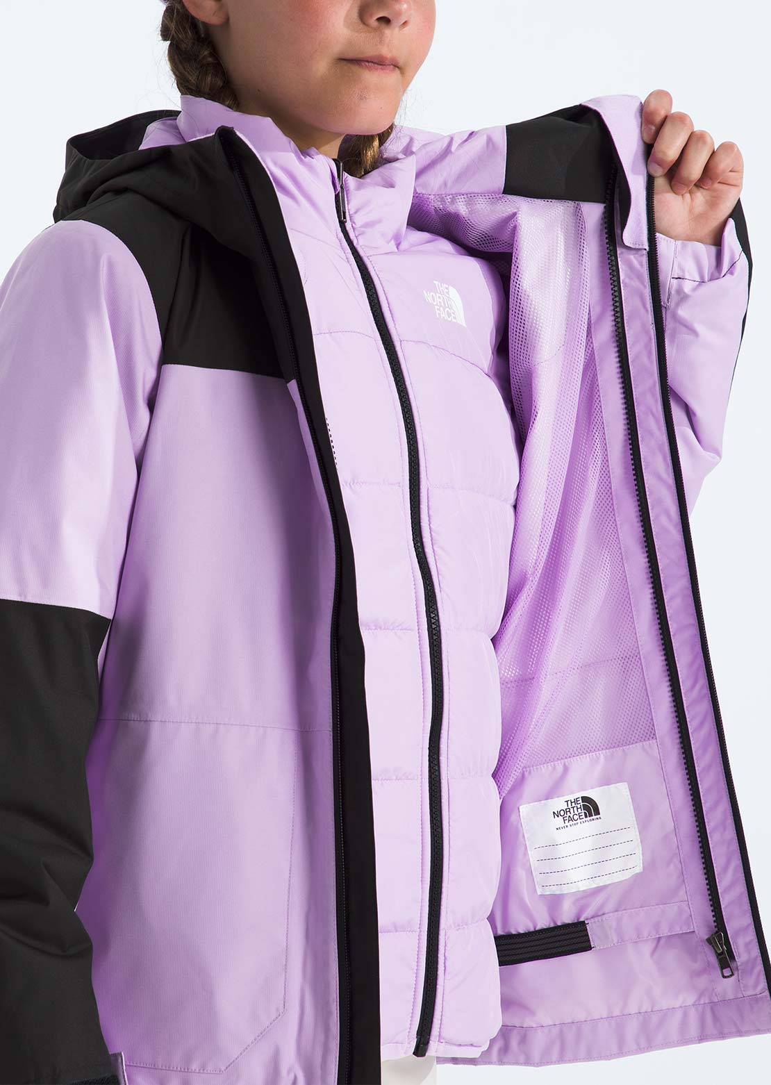 The North Face Junior Freedom Triclimate Jacket Lite Lilac