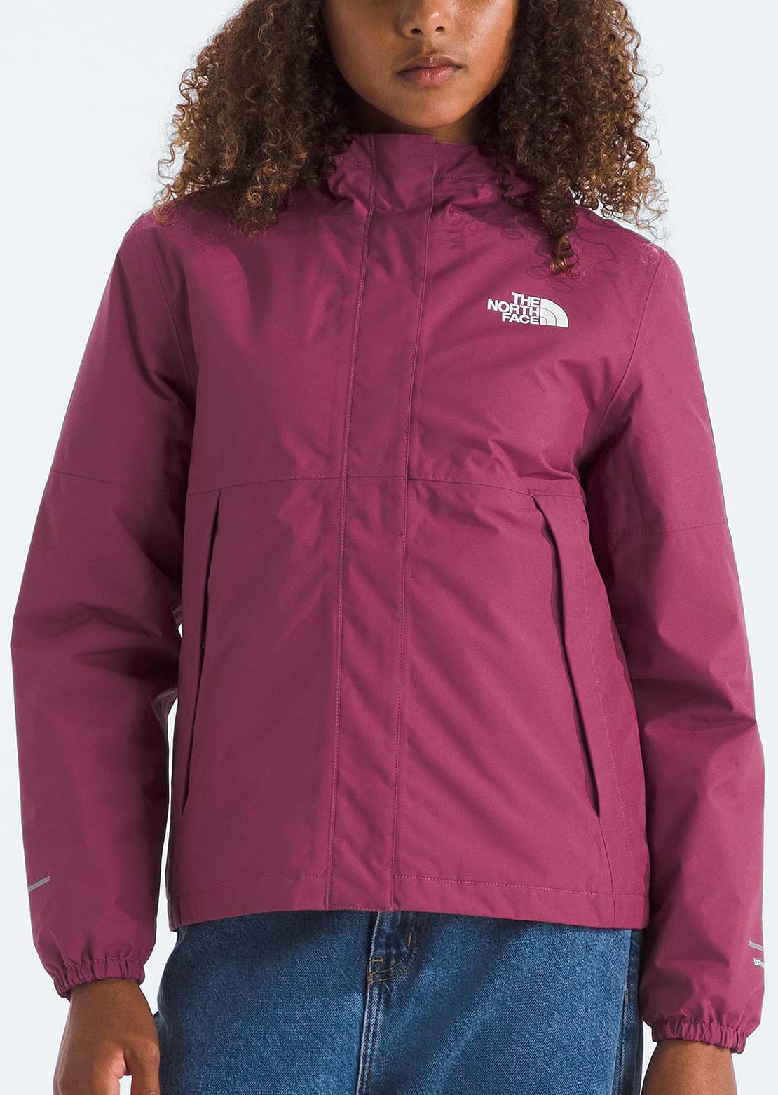 The North Face Junior Warm Antora Rain Jacket Cyber Berry