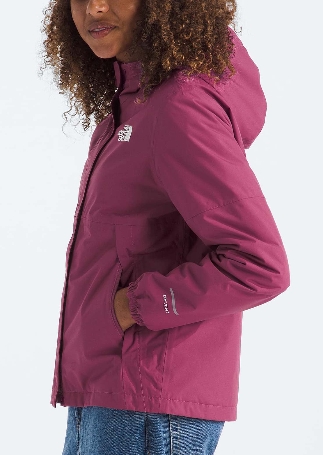 The North Face Junior Warm Antora Rain Jacket Cyber Berry