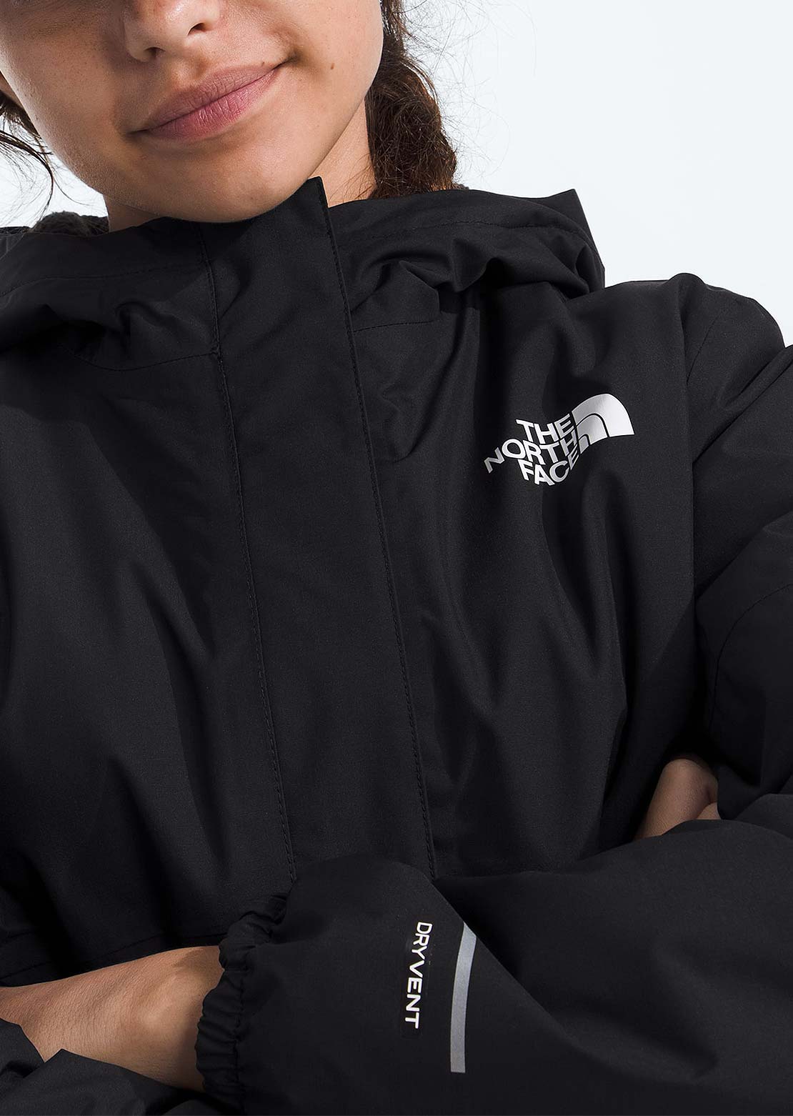 The North Face Junior Warm Antora Rain Jacket TNF Black/TNF Black