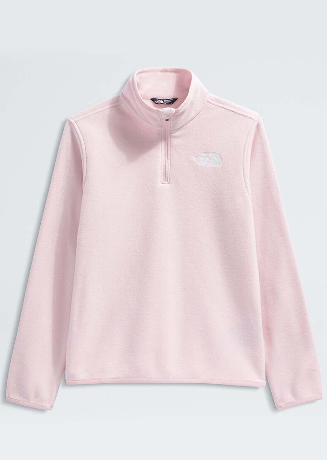 The North Face Junior Glacier 1/4 Zip Pullover Pale Blossom