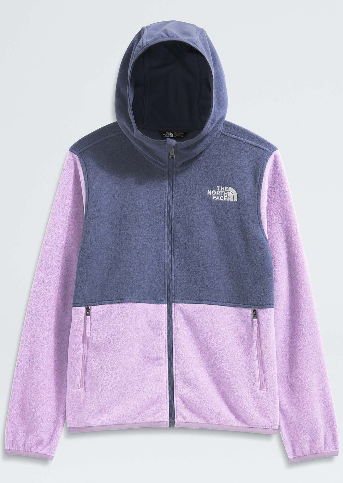 The North Face Junior Glacier Full Zip Hood Lite Lilac/Twilight Galaxy