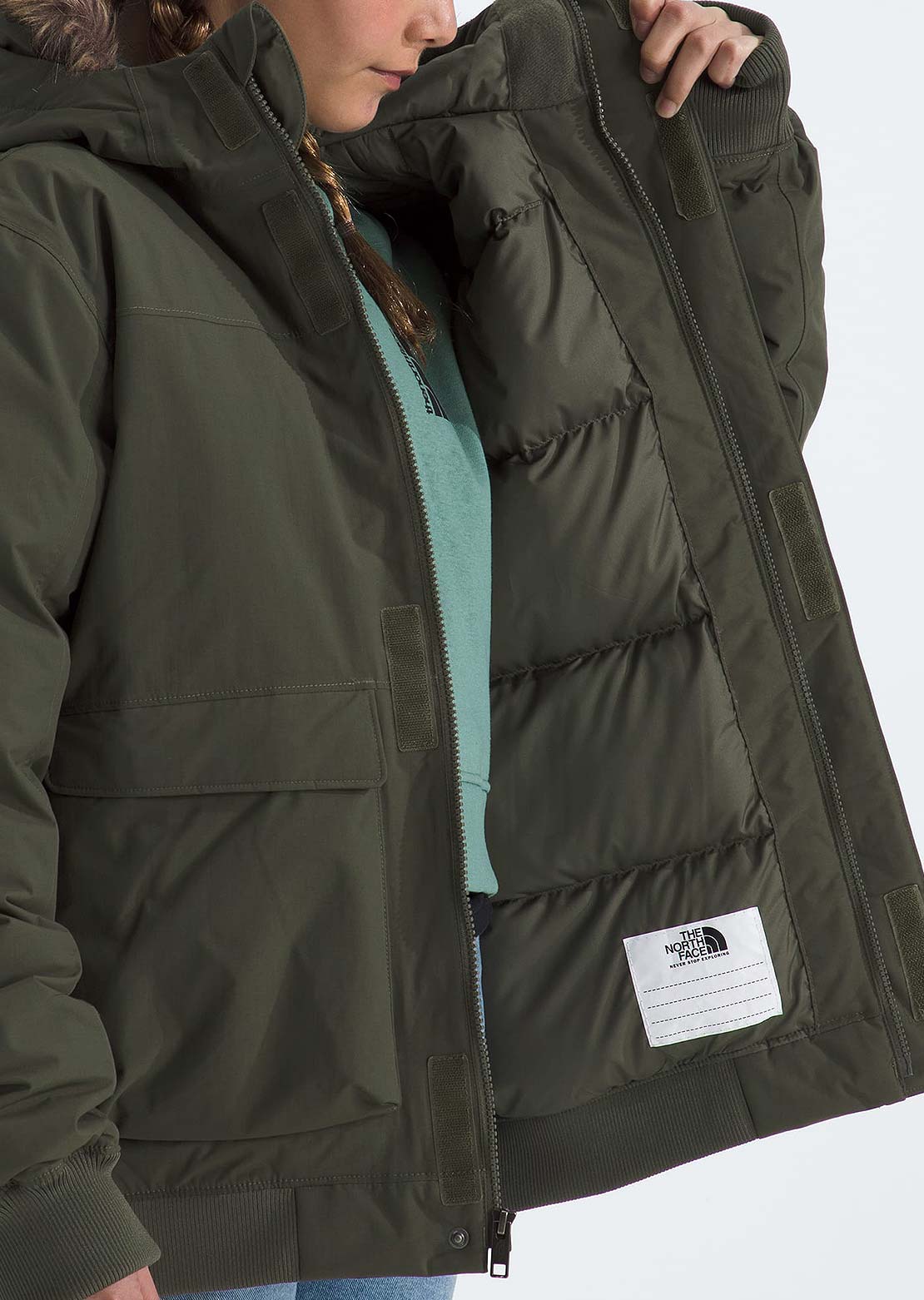 The North Face Junior McMurdo Hooded Jacket New Taupe Green