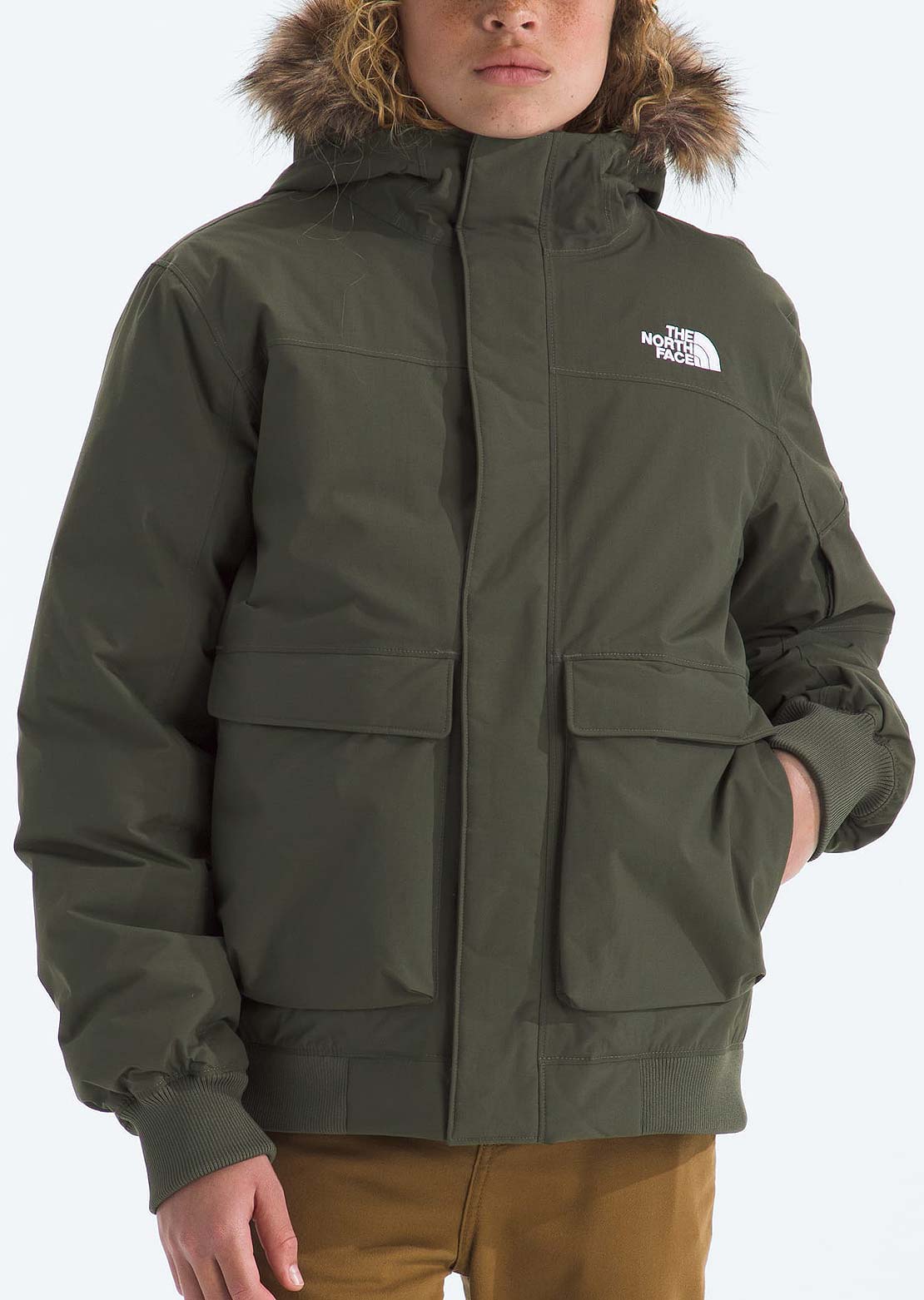 The North Face Junior McMurdo Hooded Jacket New Taupe Green