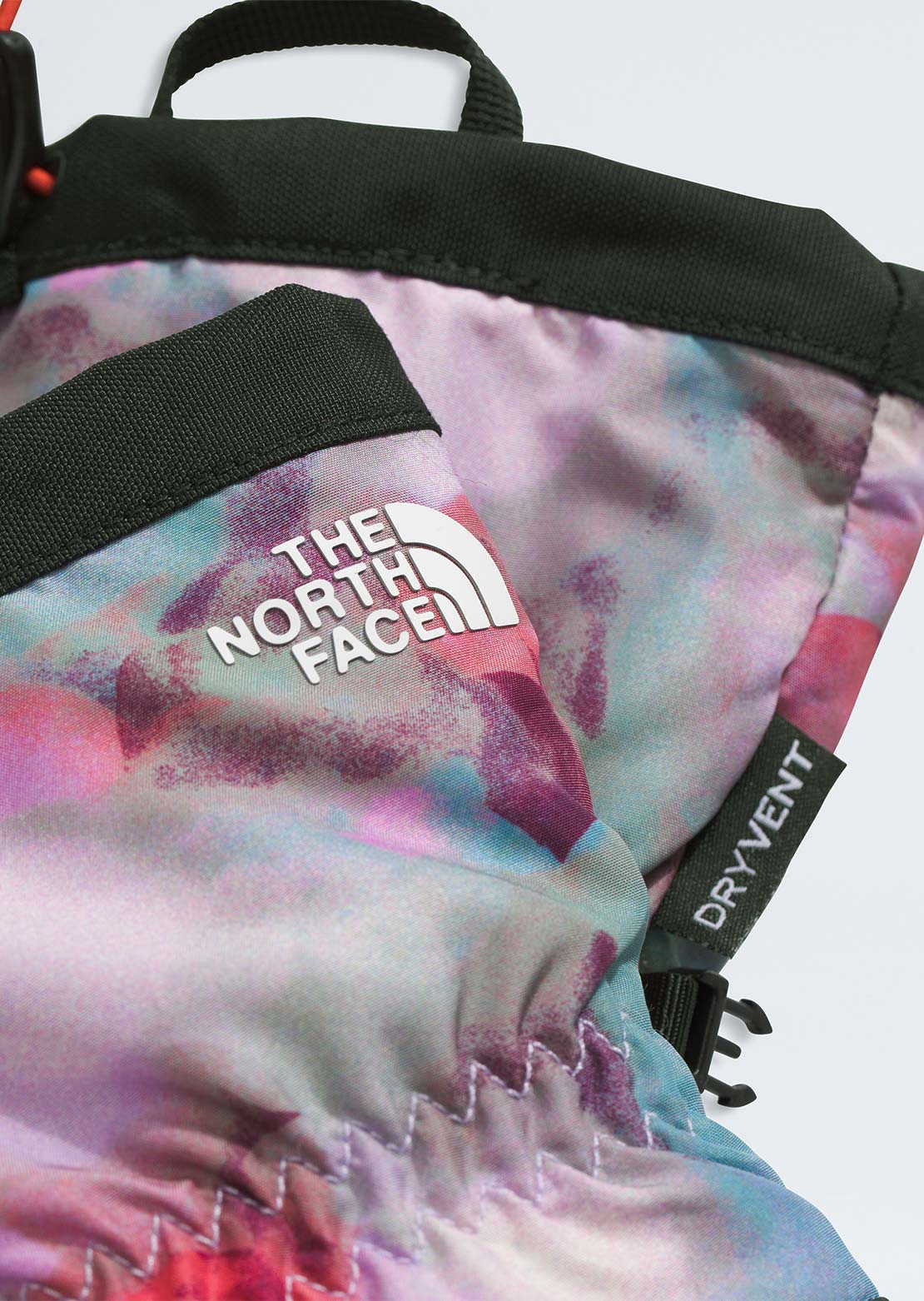 The North Face Junior Montana Ski Gloves Light Lilac Lens Flare Print