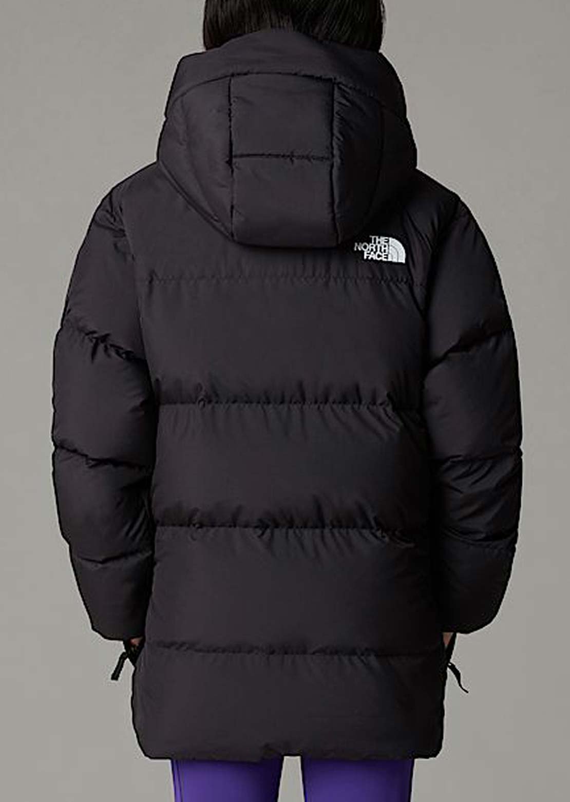 The North Face Junior North Down Fleece Lined Short Parka TNF Black