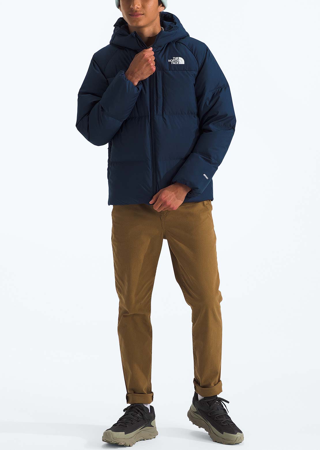 The North Face Junior North Down Hooded Jacket Summit Navy