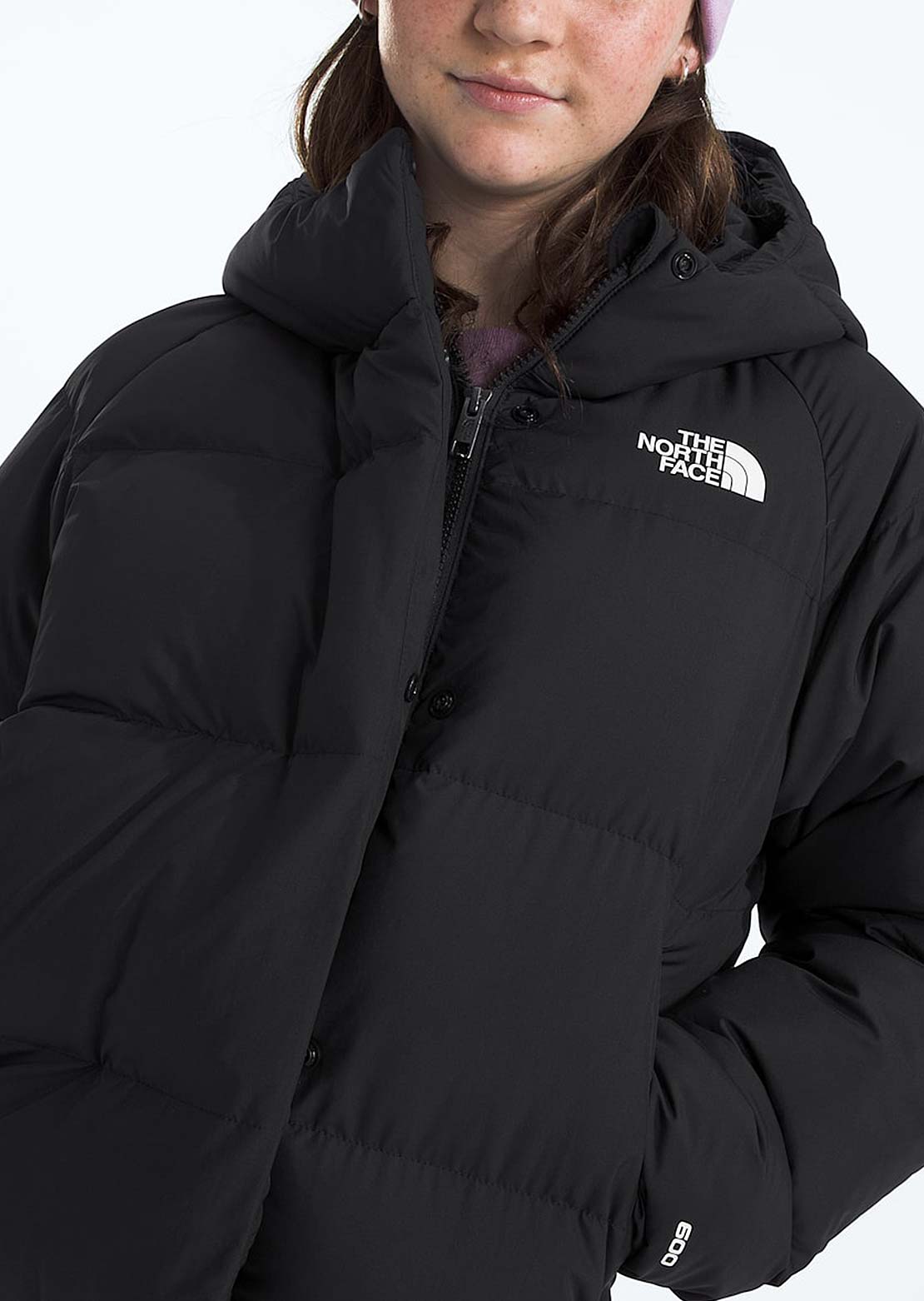 The North Face Junior North Down Hooded Jacket TNF Black