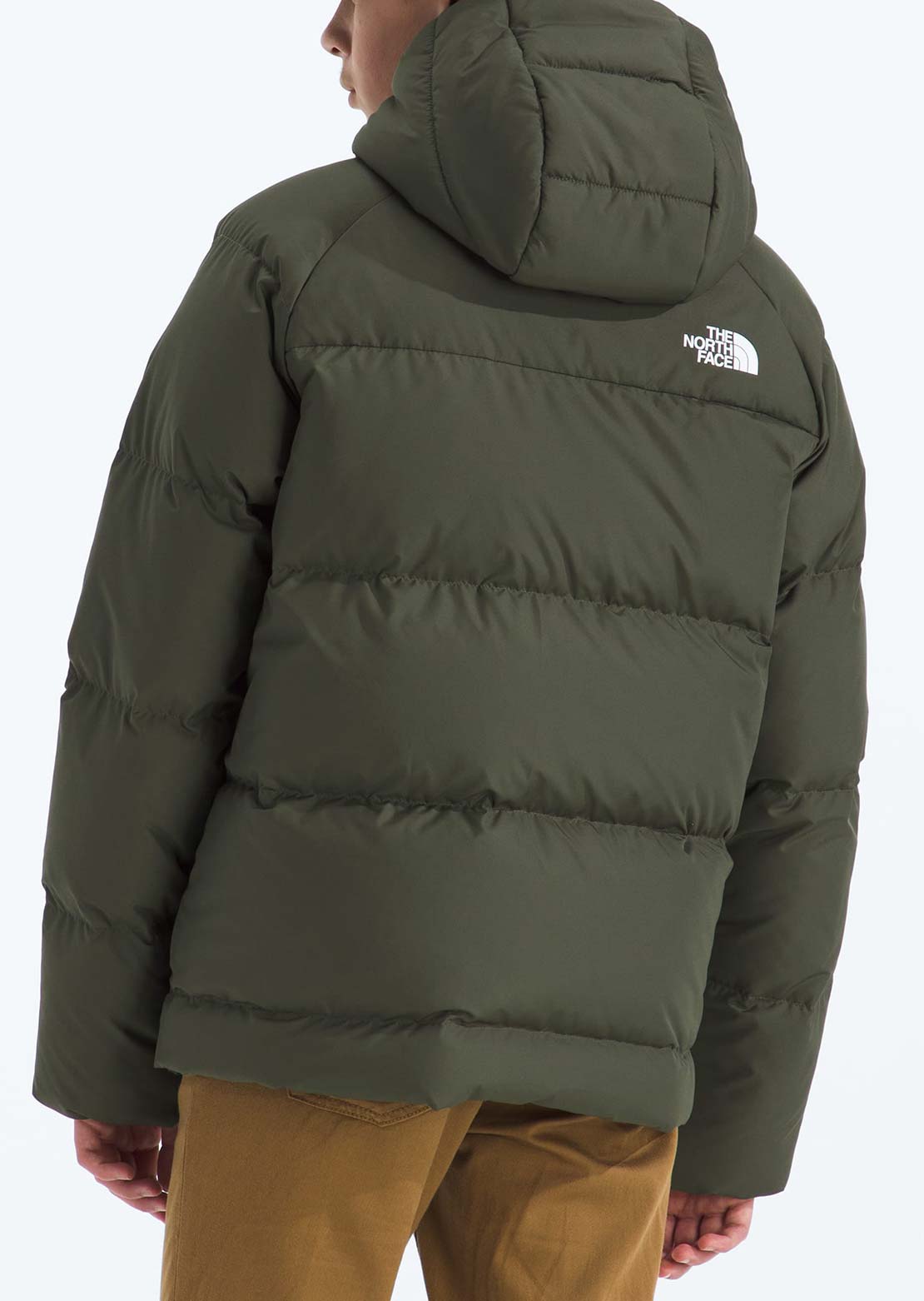 The North Face Junior North Down Hooded Jacket New Taupe Green