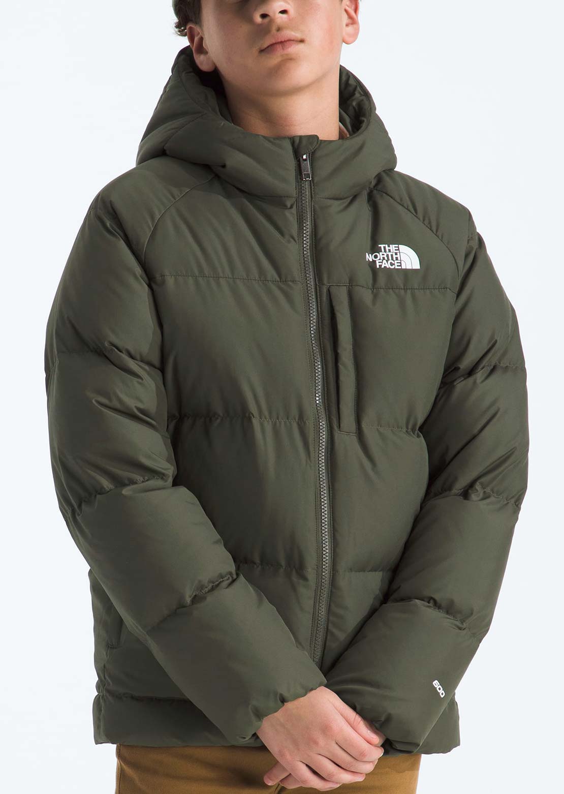 The North Face Junior North Down Hooded Jacket New Taupe Green
