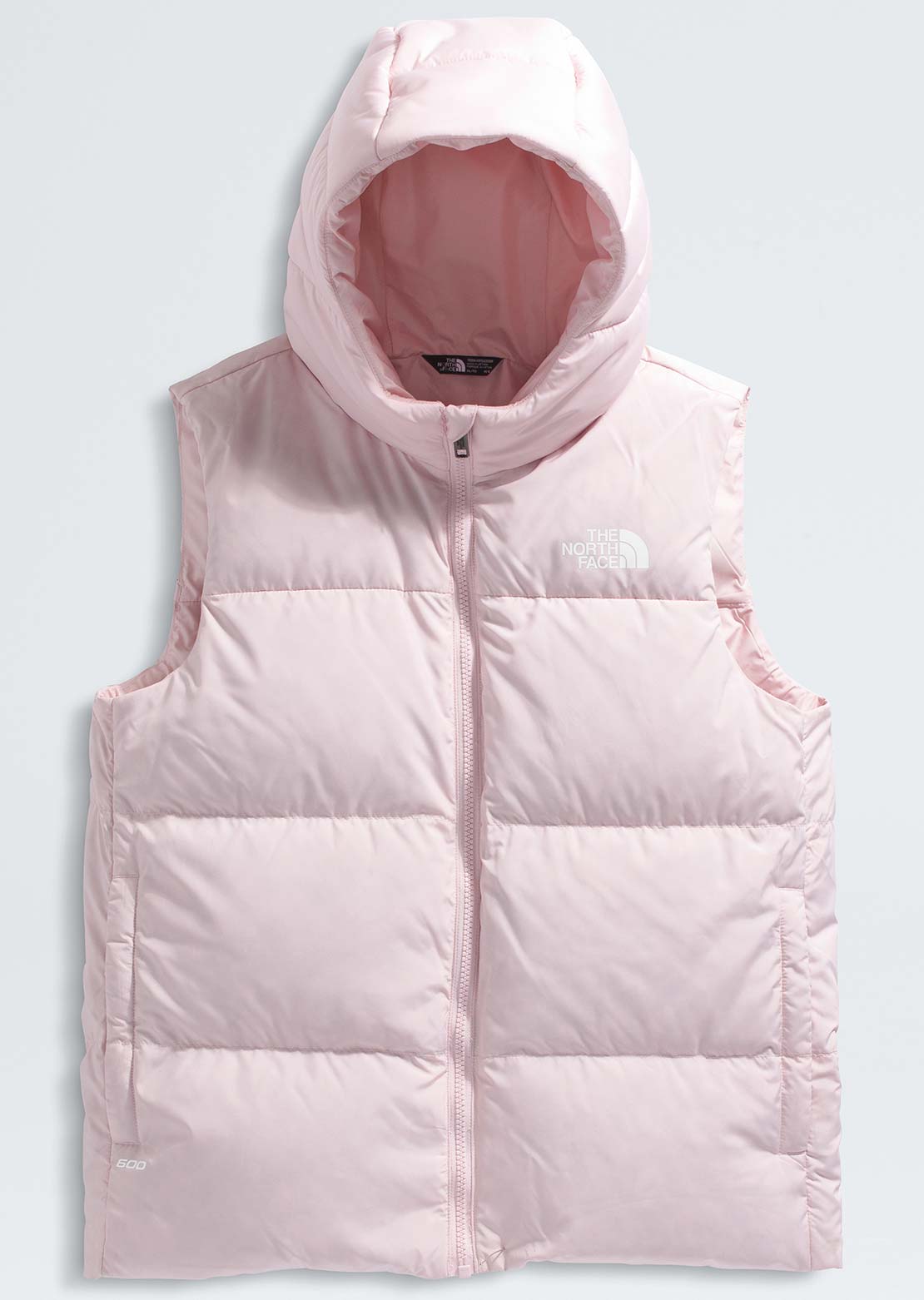 The North Face Junior North Down Hooded Vest Pale Blossom