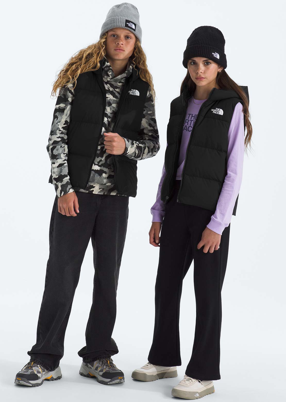 The North Face Junior North Down Hooded Vest TNF Black