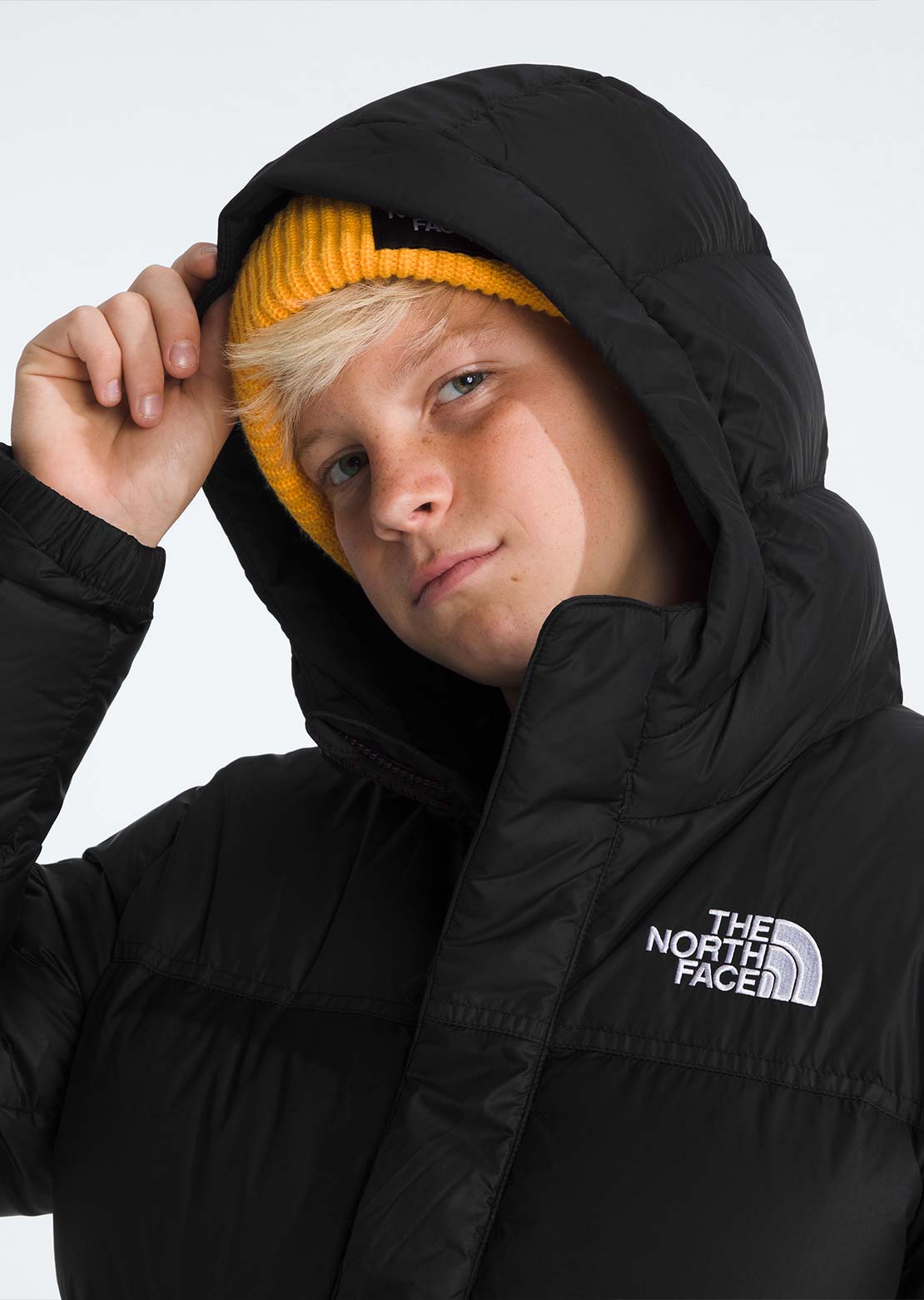 The North Face Junior Nuptse Long Parka TNF Black/TNF Black