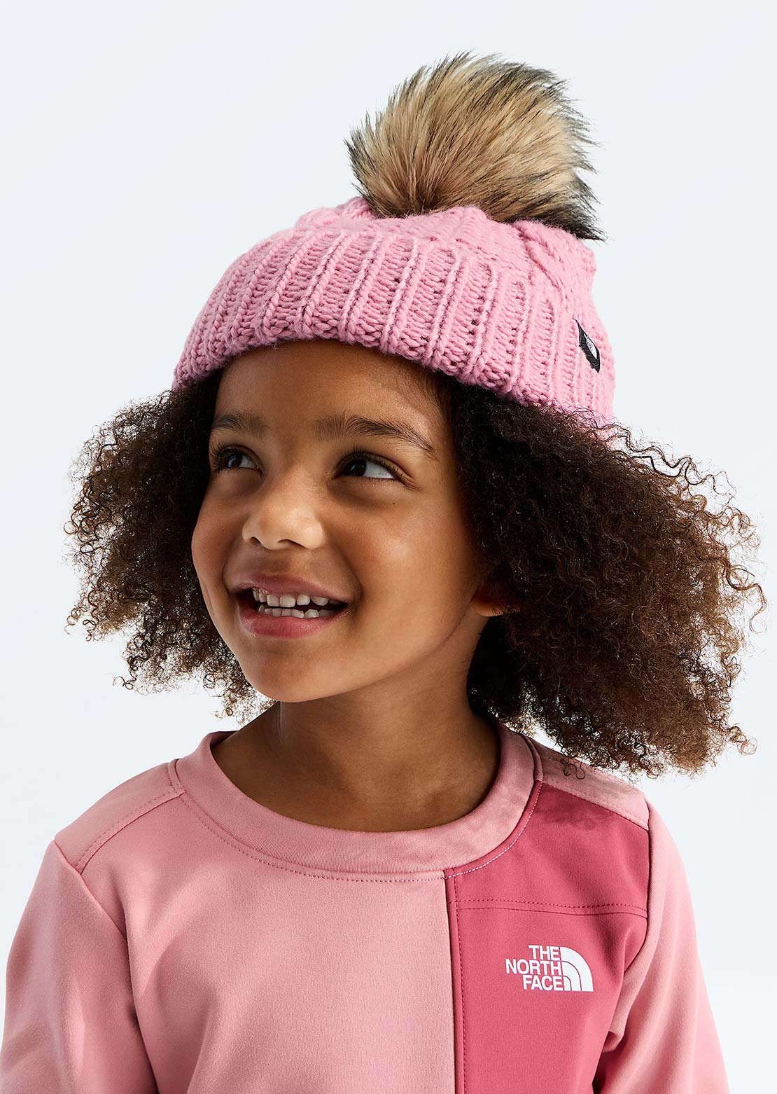 The North Face Junior Oh Mega Fur Pom Tuque
