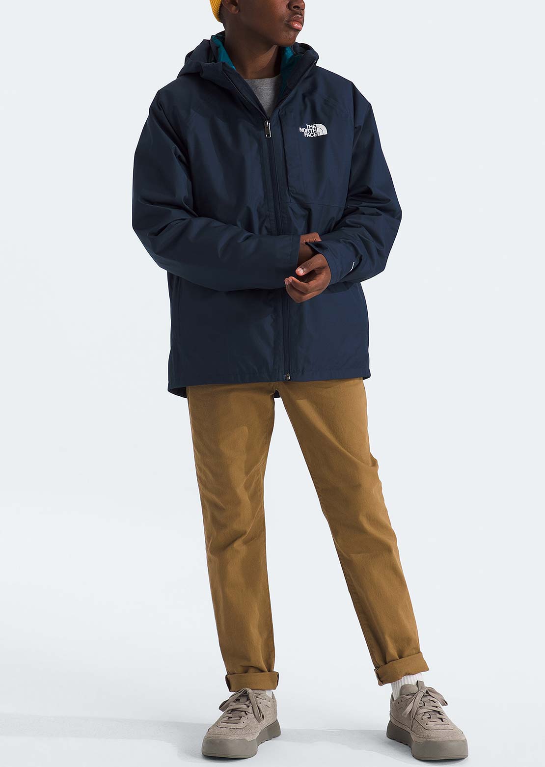 The North Face Junior Perrito 4-N-1 Hooded Jacket Summit Navy