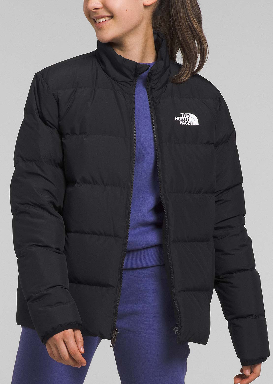 The North Face Junior Reversible North Down Jacket TNF Black