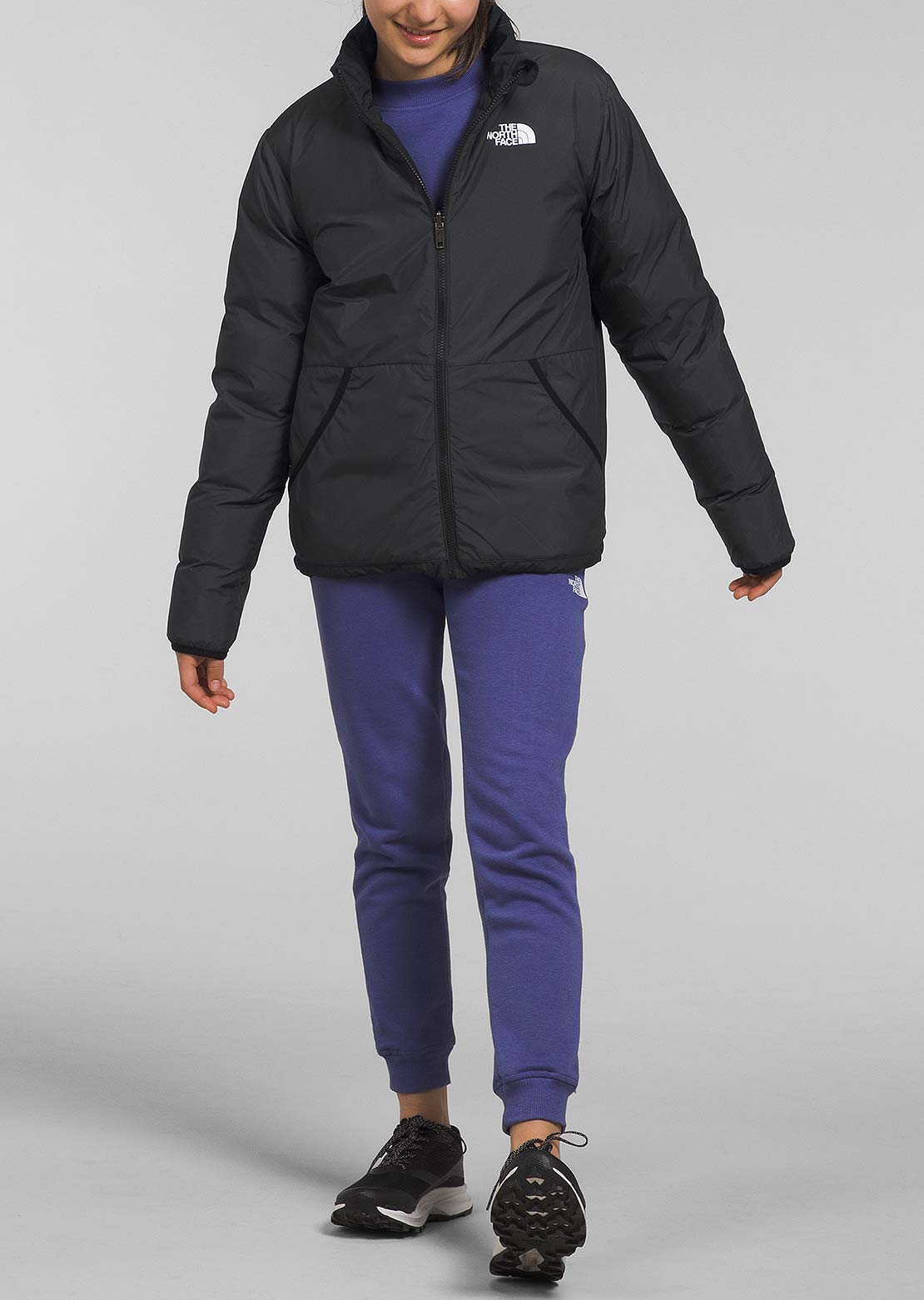 The North Face Junior Reversible North Down Jacket TNF Black