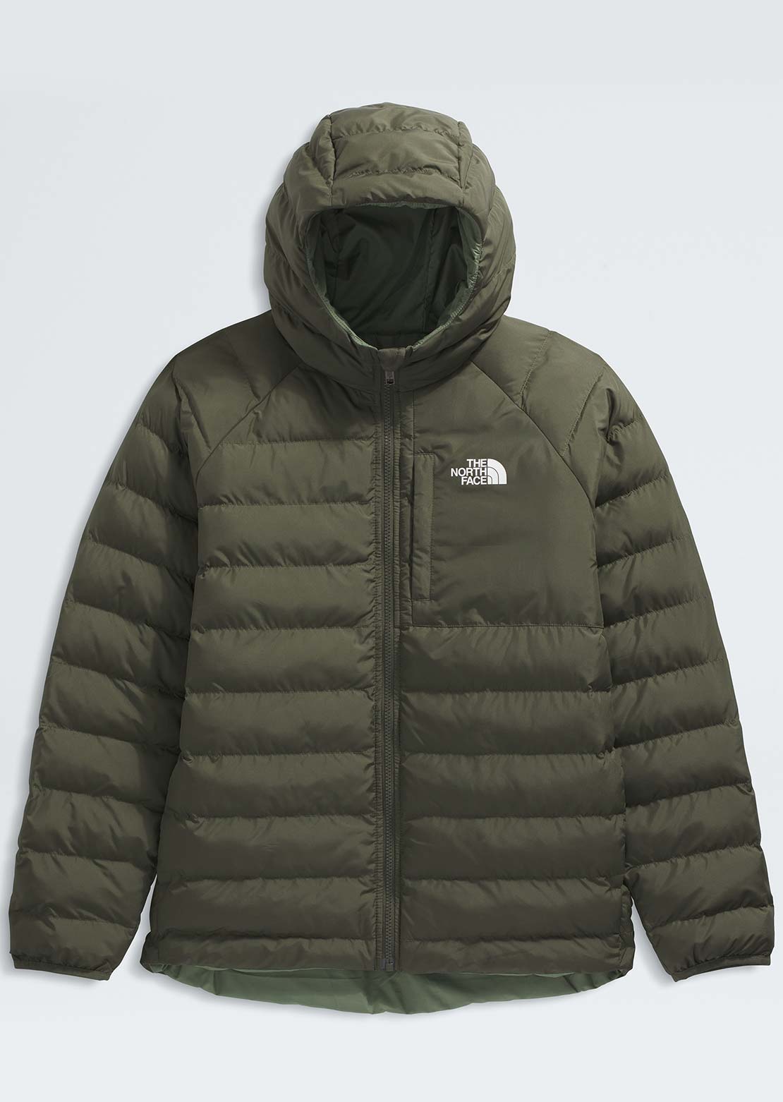 The North Face Junior Reversible Perrito Hooded Jacket New Taupe Green