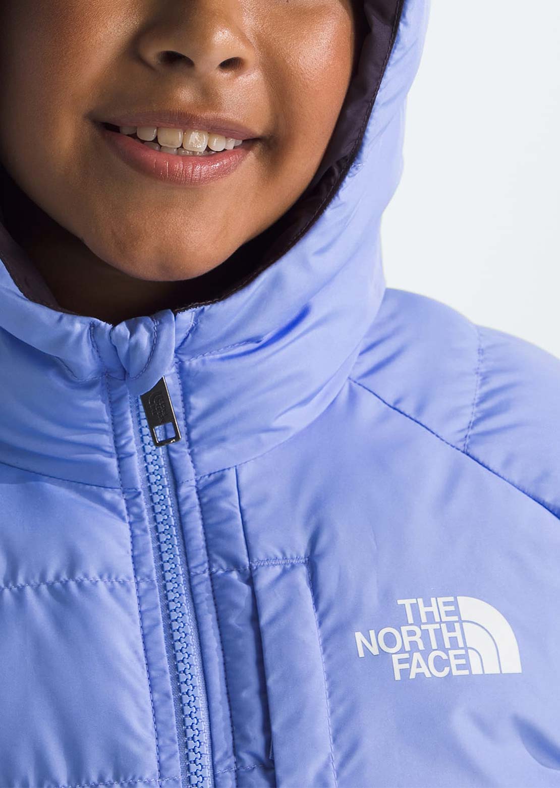 The North Face Junior Reversible Perrito Hooded Jacket Lite Lilac