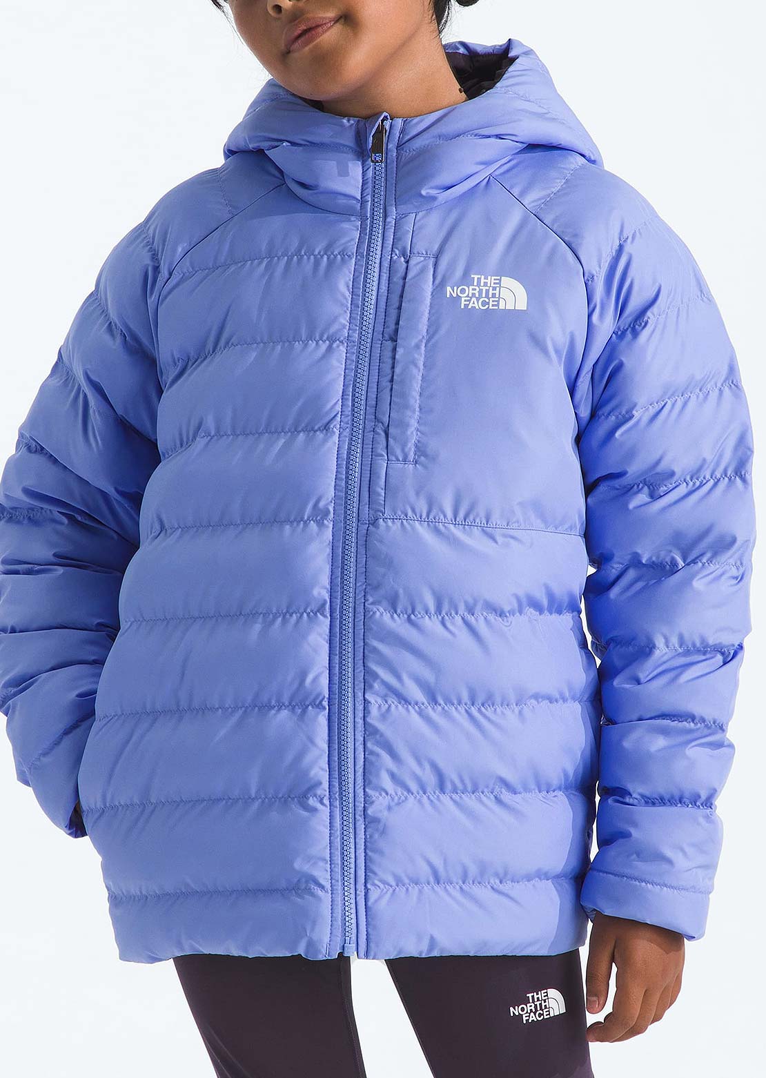 The North Face Junior Reversible Perrito Hooded Jacket Lite Lilac
