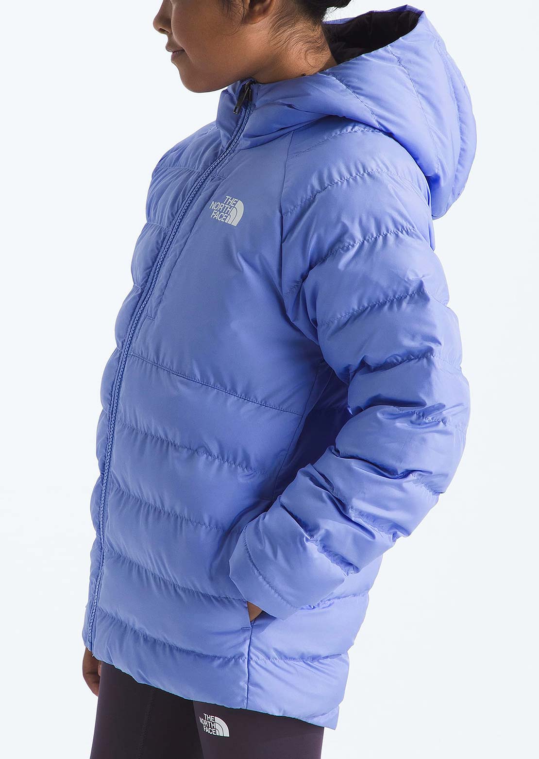 The North Face Junior Reversible Perrito Hooded Jacket Lite Lilac