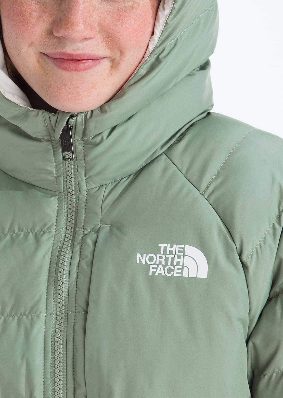The North Face Junior Reversble Perrito Parka Slate Moss