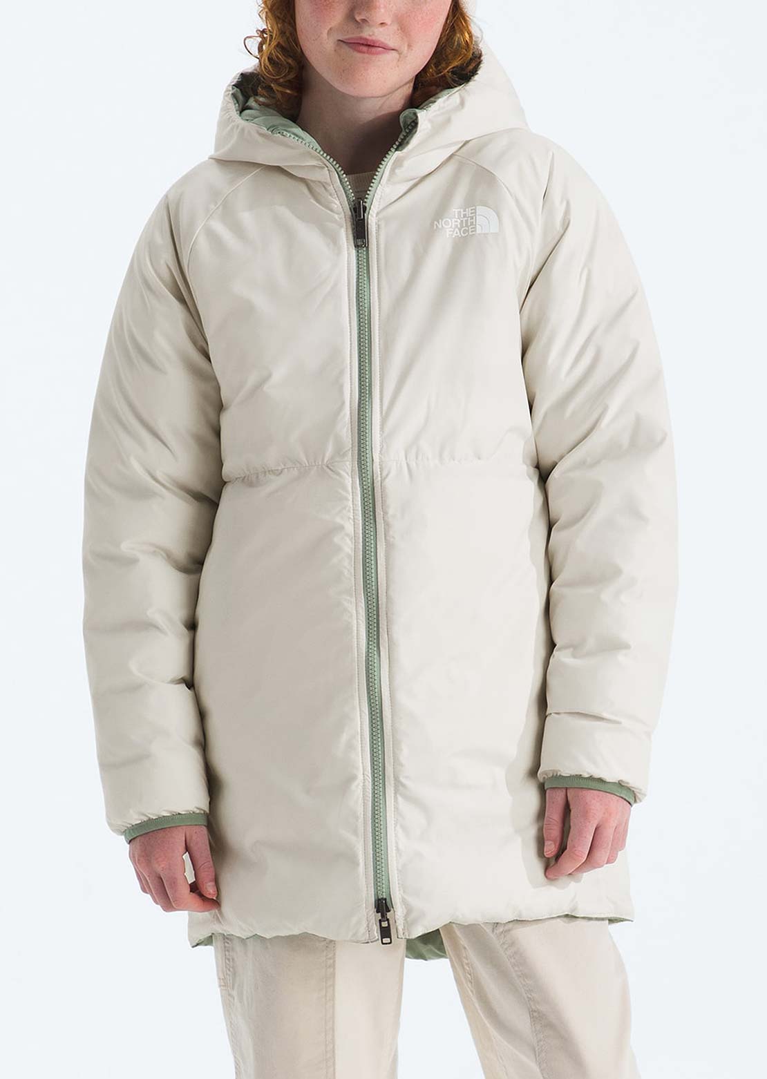 The North Face Junior Reversble Perrito Parka Slate Moss
