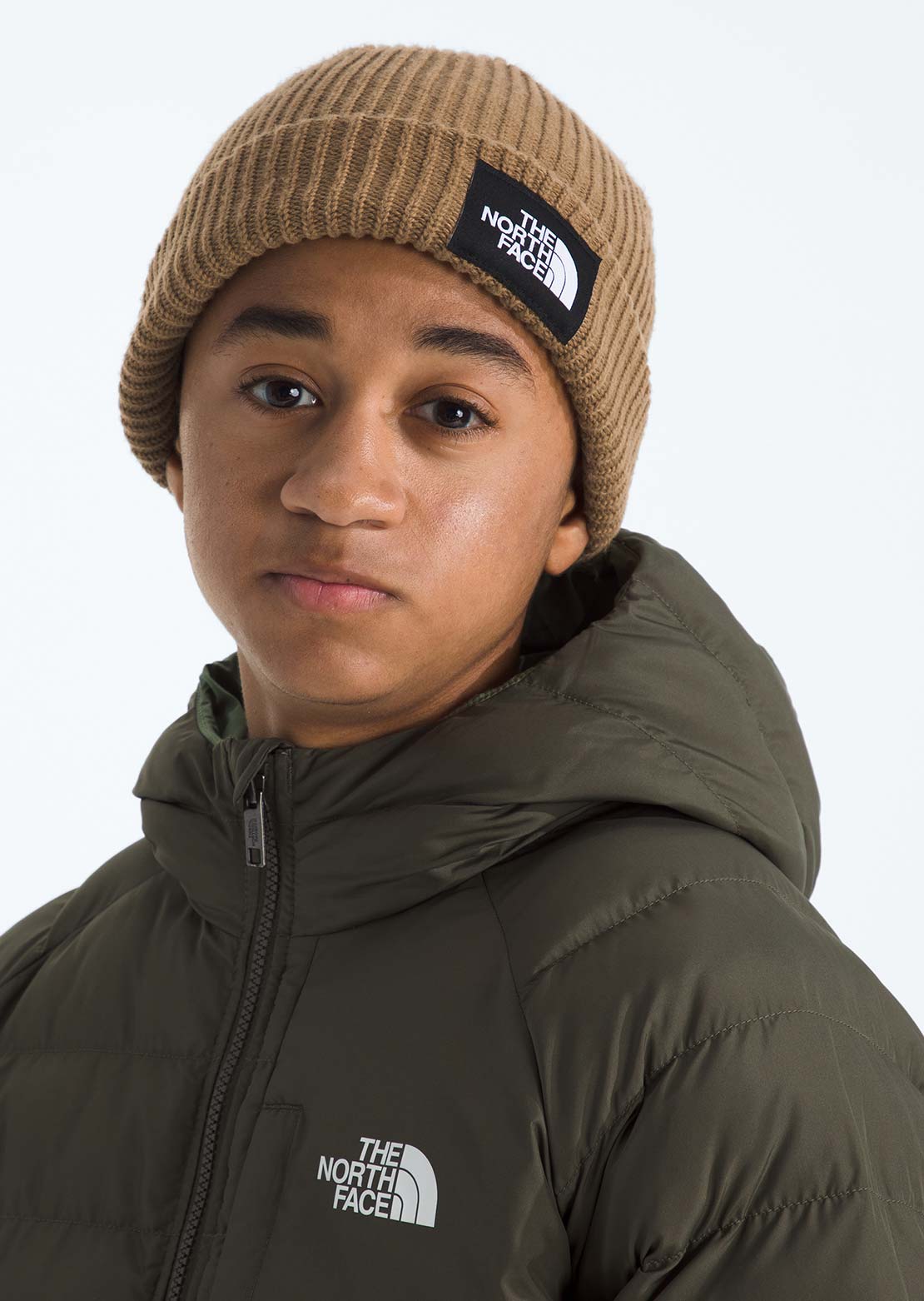 The North Face Junior Salty Lined Beanie Utility Brown