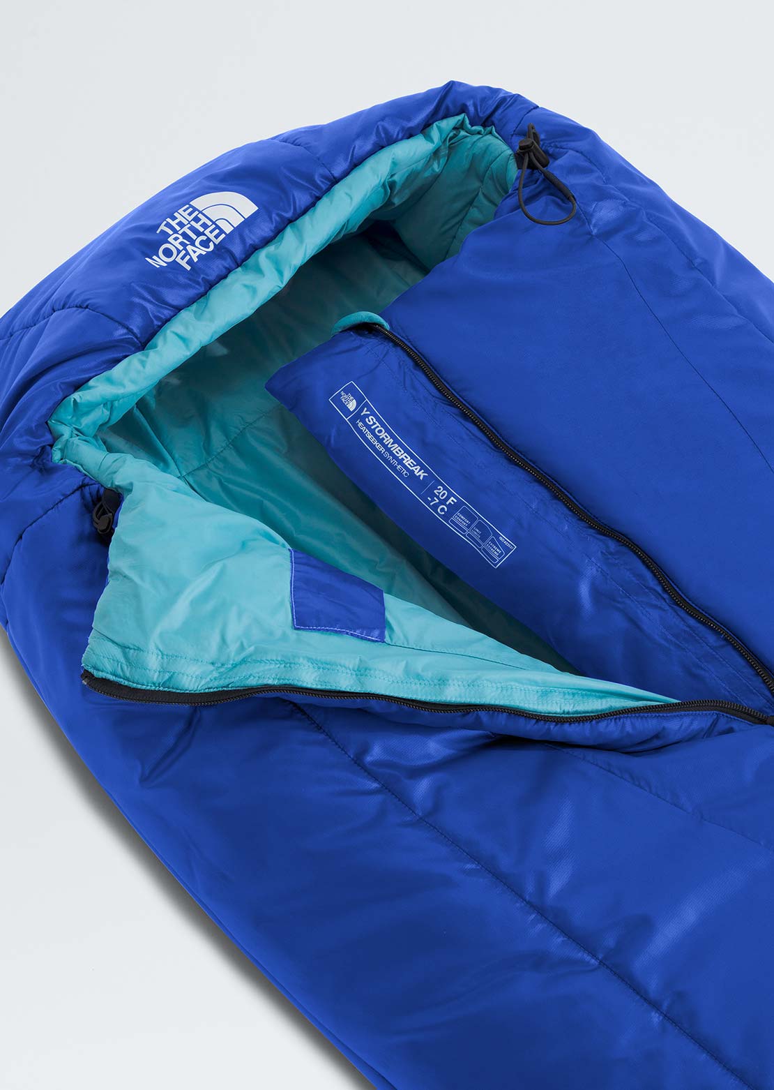 The North Face Junior Stormbreak 20F Sleeping Bag TNF Blue River Ice