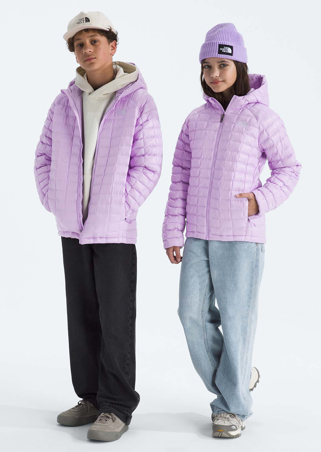 The North Face Junior ThermoBall Hooded Jacket Lite Lilac