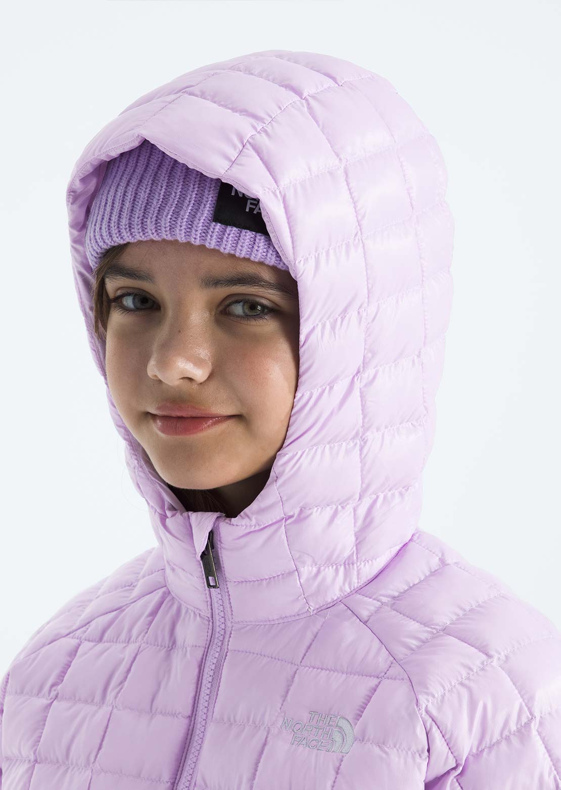 The North Face Junior ThermoBall Hooded Jacket Lite Lilac