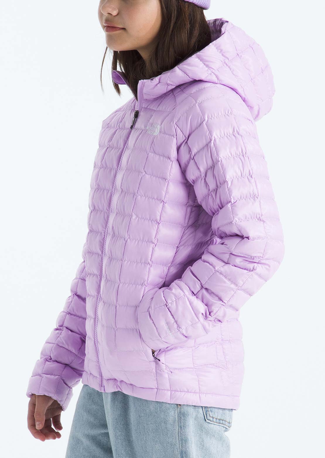 The North Face Junior ThermoBall Hooded Jacket Lite Lilac
