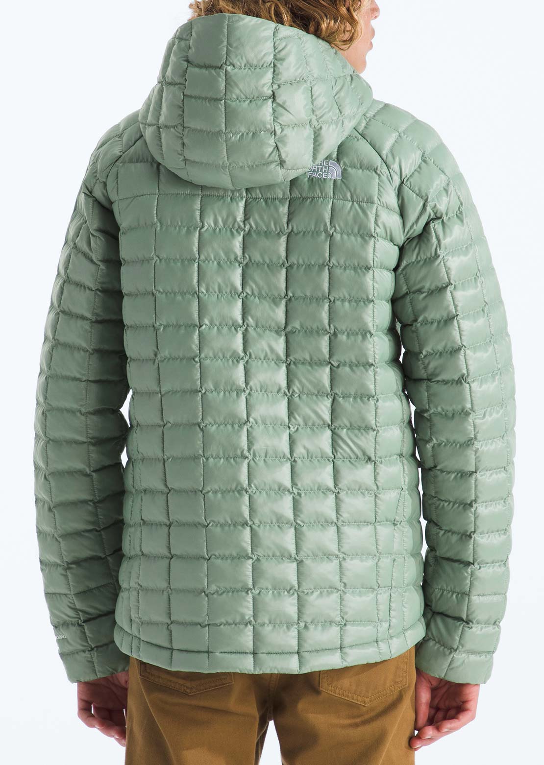 The North Face Junior ThermoBall Hooded Jacket Slate Moss