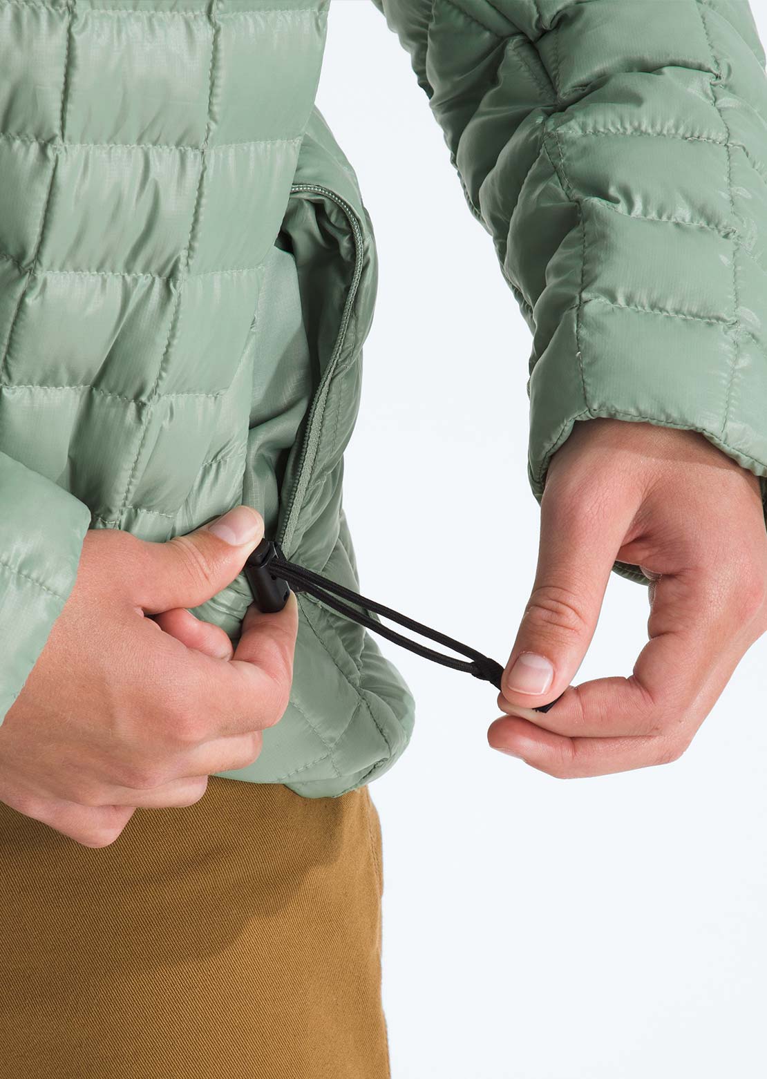 The North Face Junior ThermoBall Hooded Jacket Slate Moss