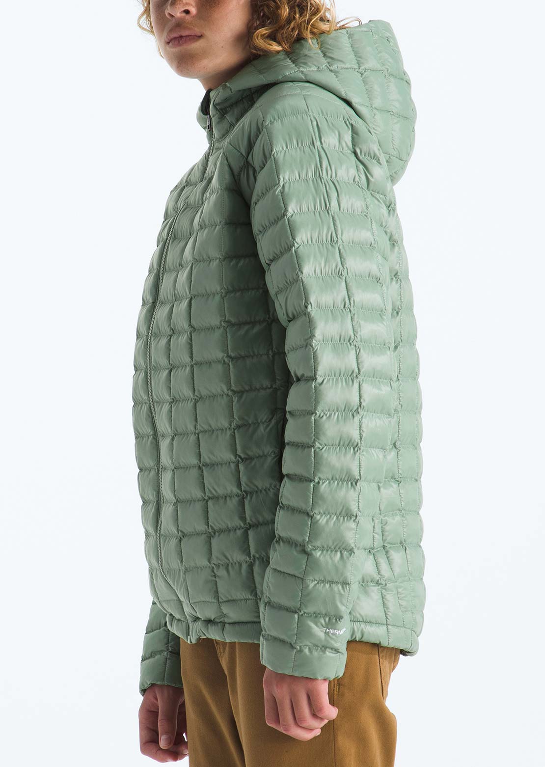 The North Face Junior ThermoBall Hooded Jacket Slate Moss