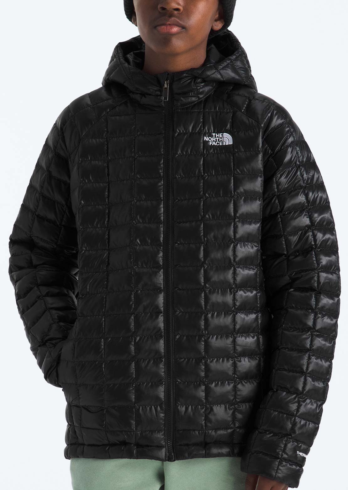 The North Face Junior ThermoBall Hooded Jacket TNF Black