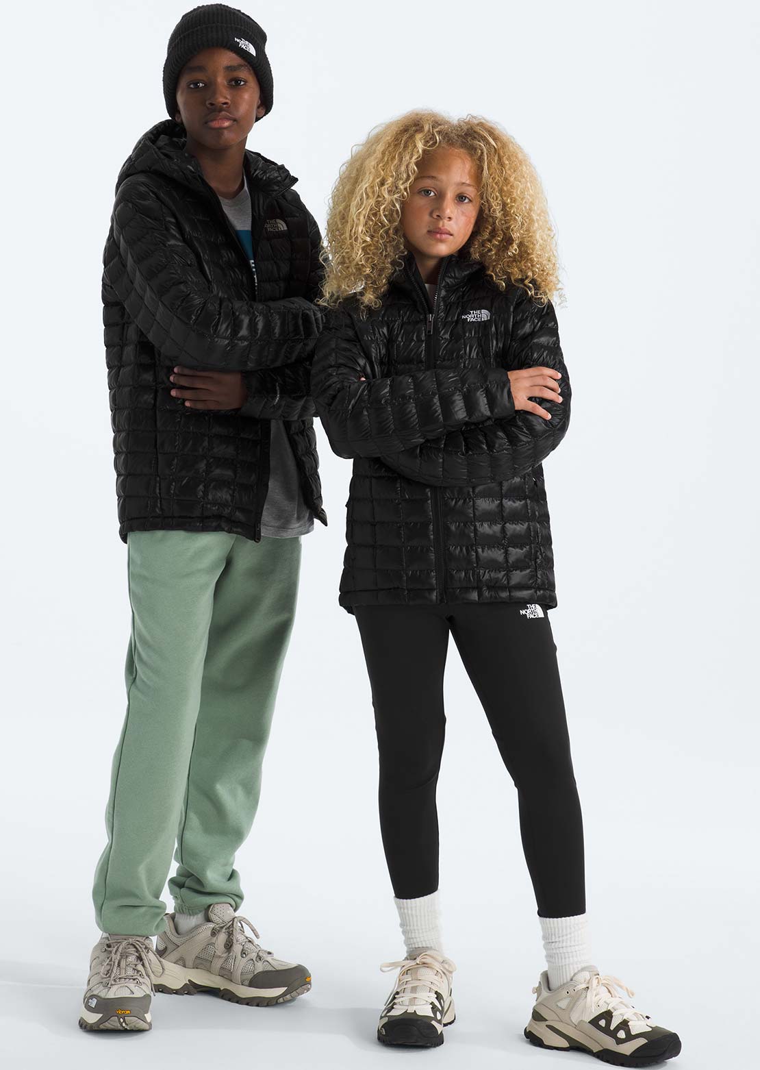 The North Face Junior ThermoBall Hooded Jacket TNF Black