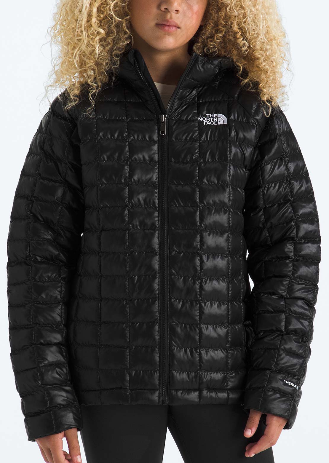 The North Face Junior ThermoBall Hooded Jacket TNF Black