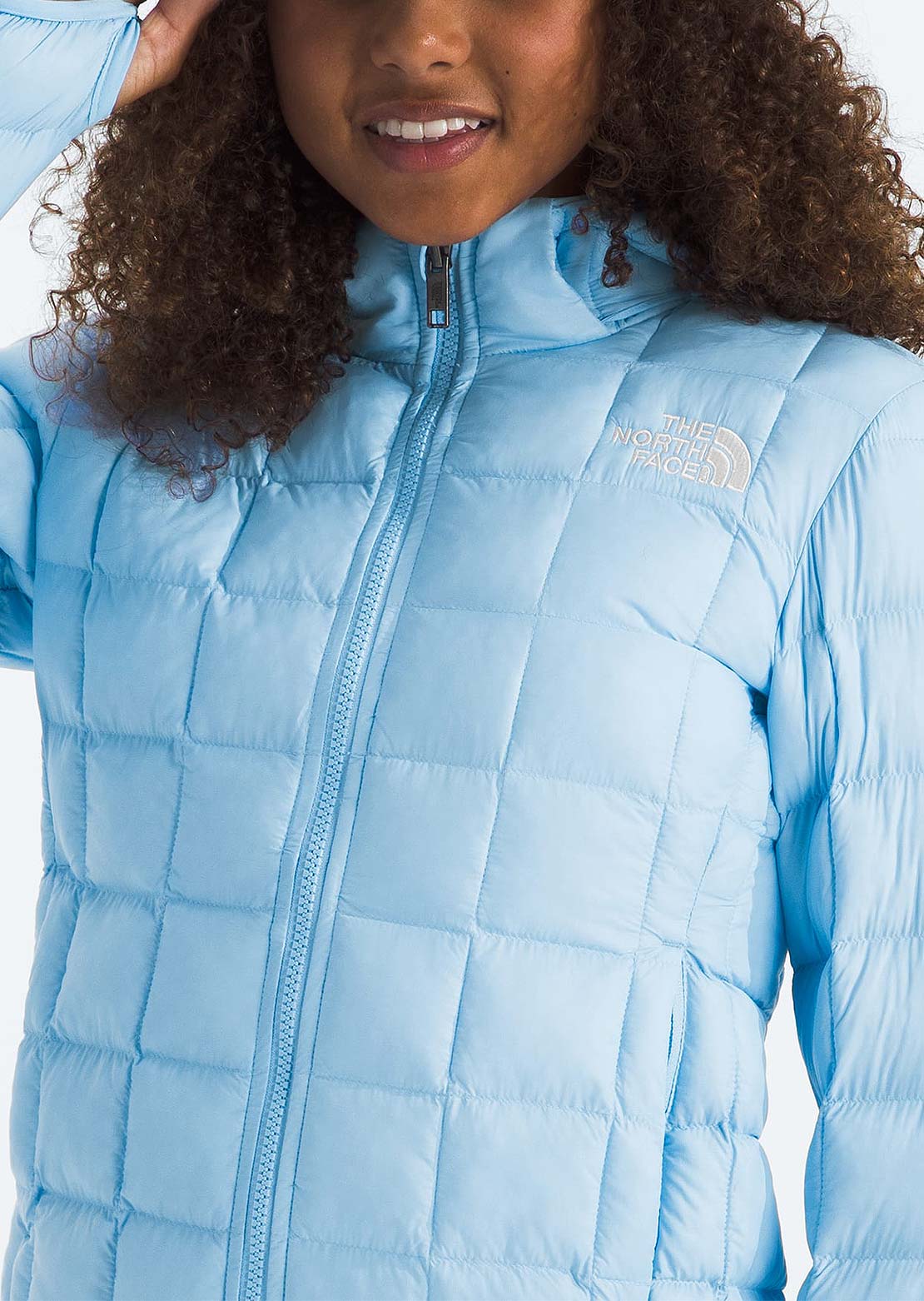 The North Face Junior Thermoball Hooded Jacket Cornflower