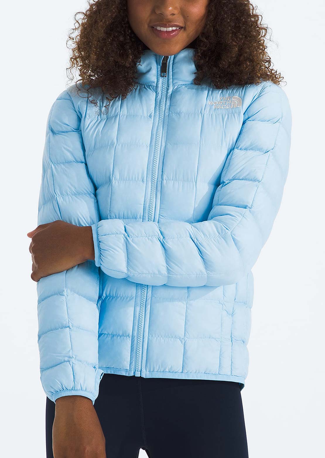 The North Face Junior Thermoball Hooded Jacket Cornflower