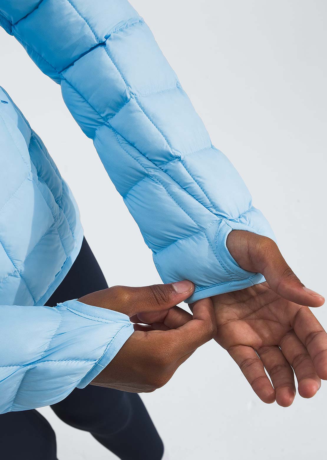 The North Face Junior Thermoball Hooded Jacket Cornflower