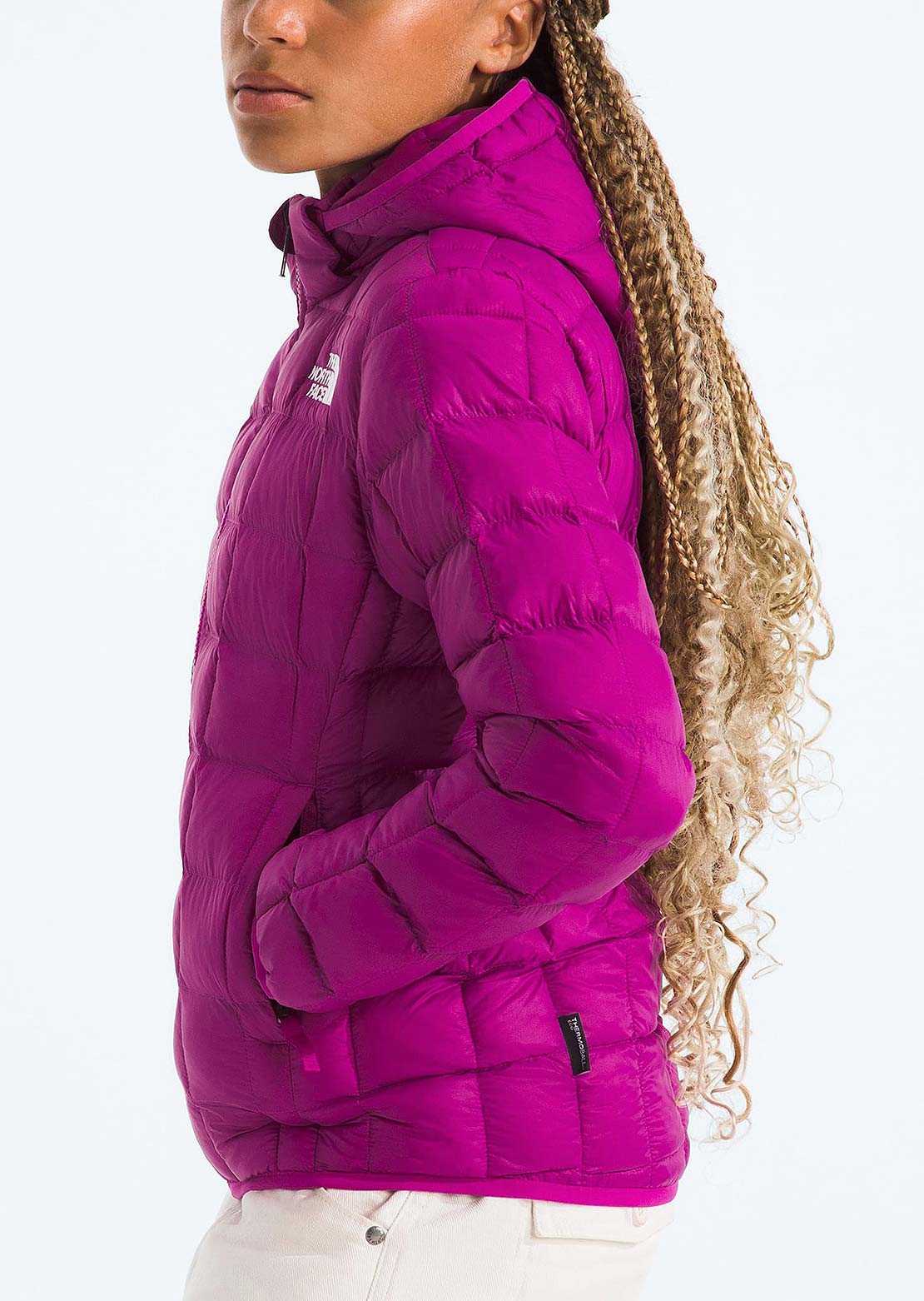 The North Face Junior Thermoball Hooded Jacket Deep Mulberry