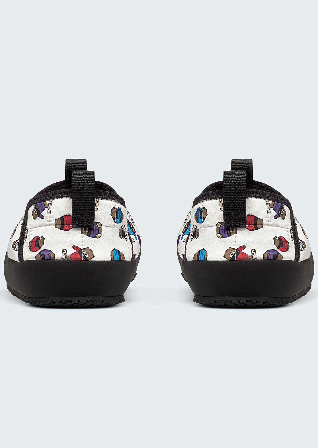 The North Face Junior ThermoBall Traction Mule II Slippers Nuptse Bears Print Multi/TNF Black