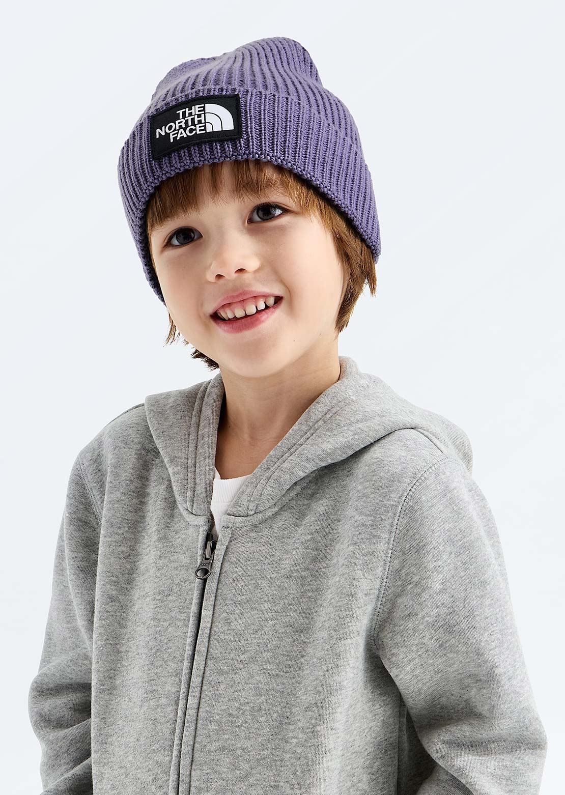 The North Face Junior TNF Logo Box Cuffed Tuque