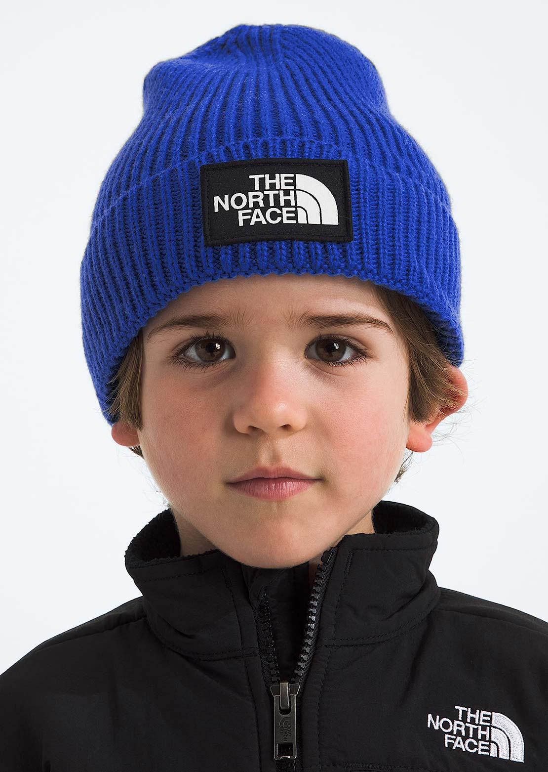 The North Face Junior TNF Logo Box Cuffed Beanie