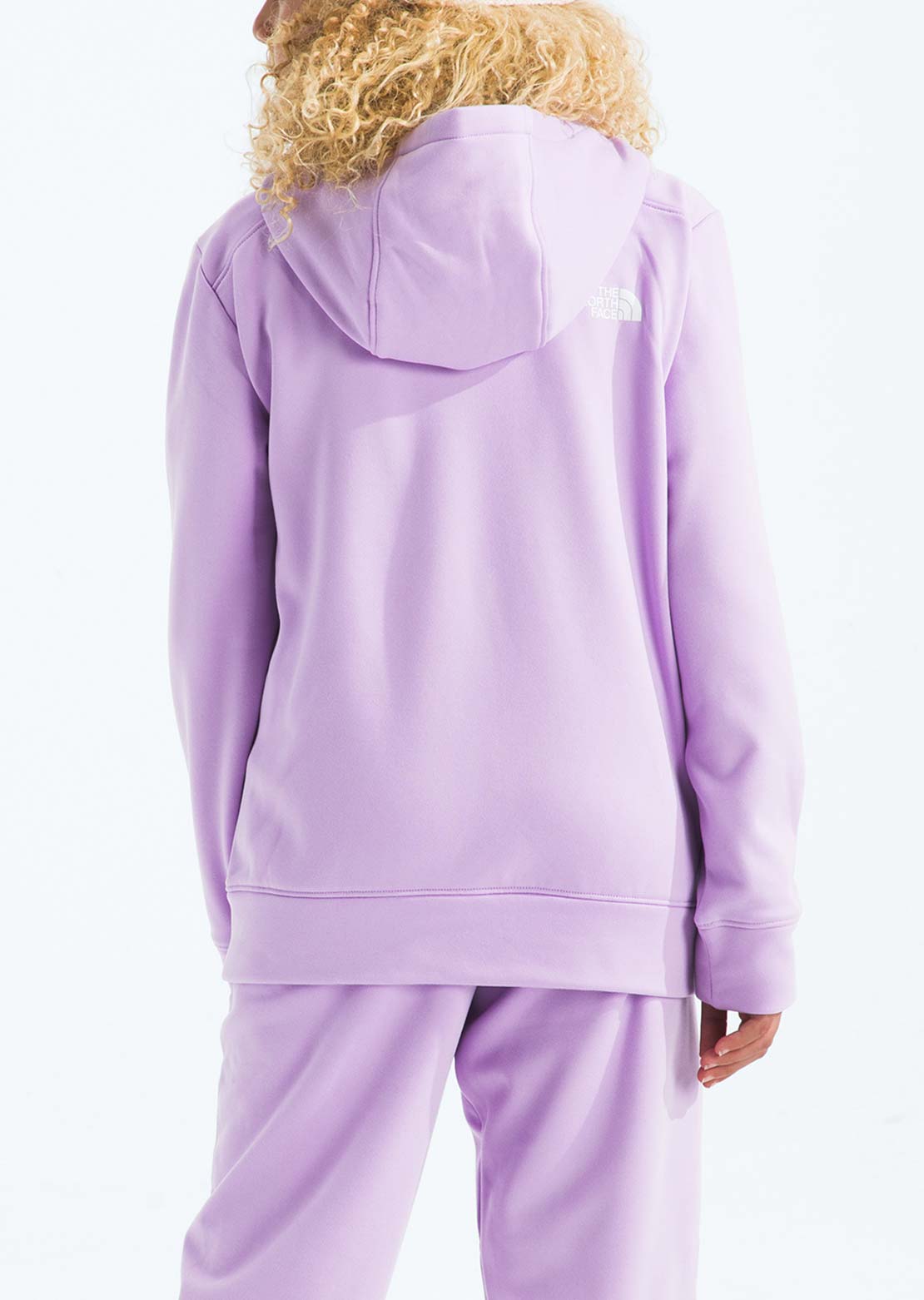 The North Face Junior TNF Performance Fleece Full Zip Hooded Jacket Lite Lilac