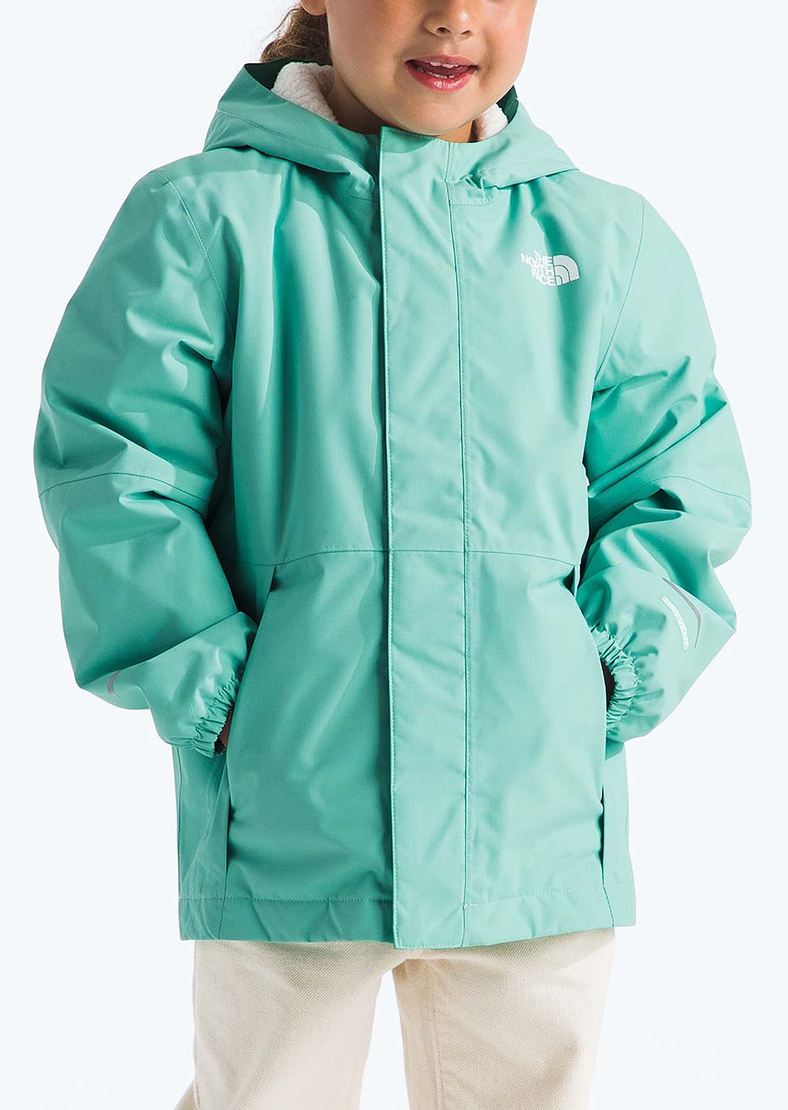 The North Face Junior Warm Antora Rain Jacket Bright Foam