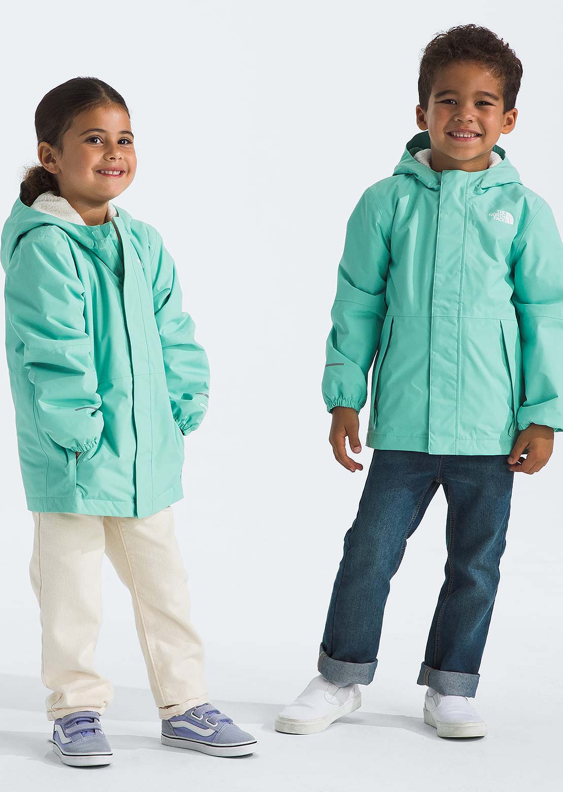 The North Face Junior Warm Antora Rain Jacket Bright Foam
